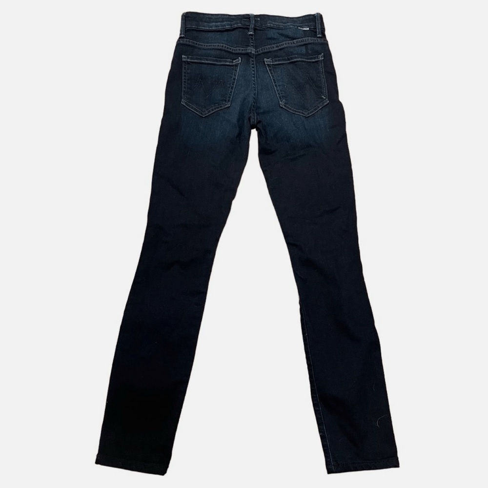 Mother Denim Jeans Womens 24 High Waist Skinny Dark Wash Stretch